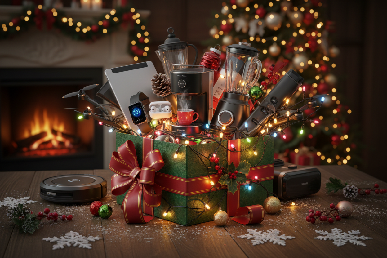 cristmas box explore gadgets,lights.home aplighs